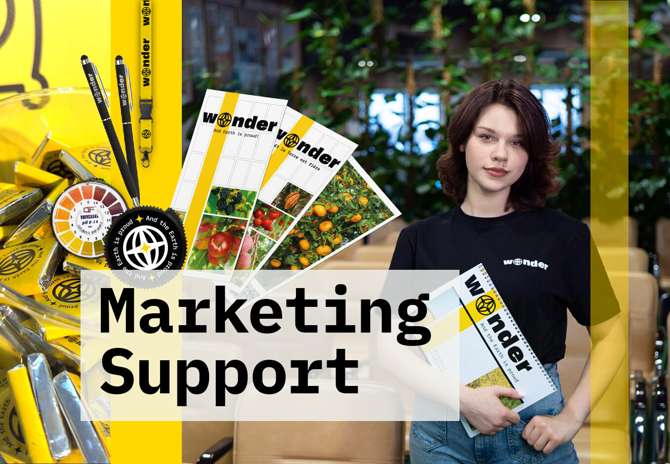 Marketing support for everyone