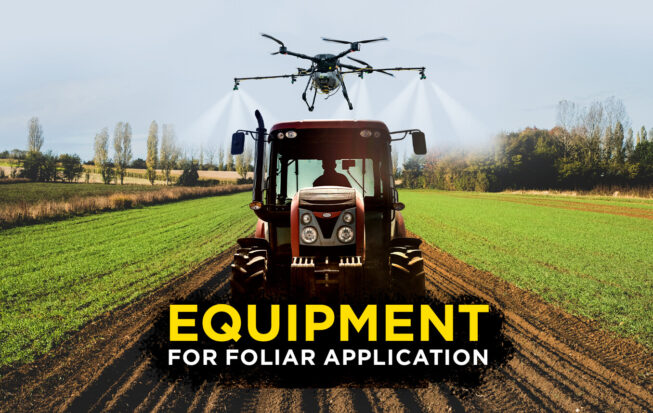 Equipment for foliar aplication