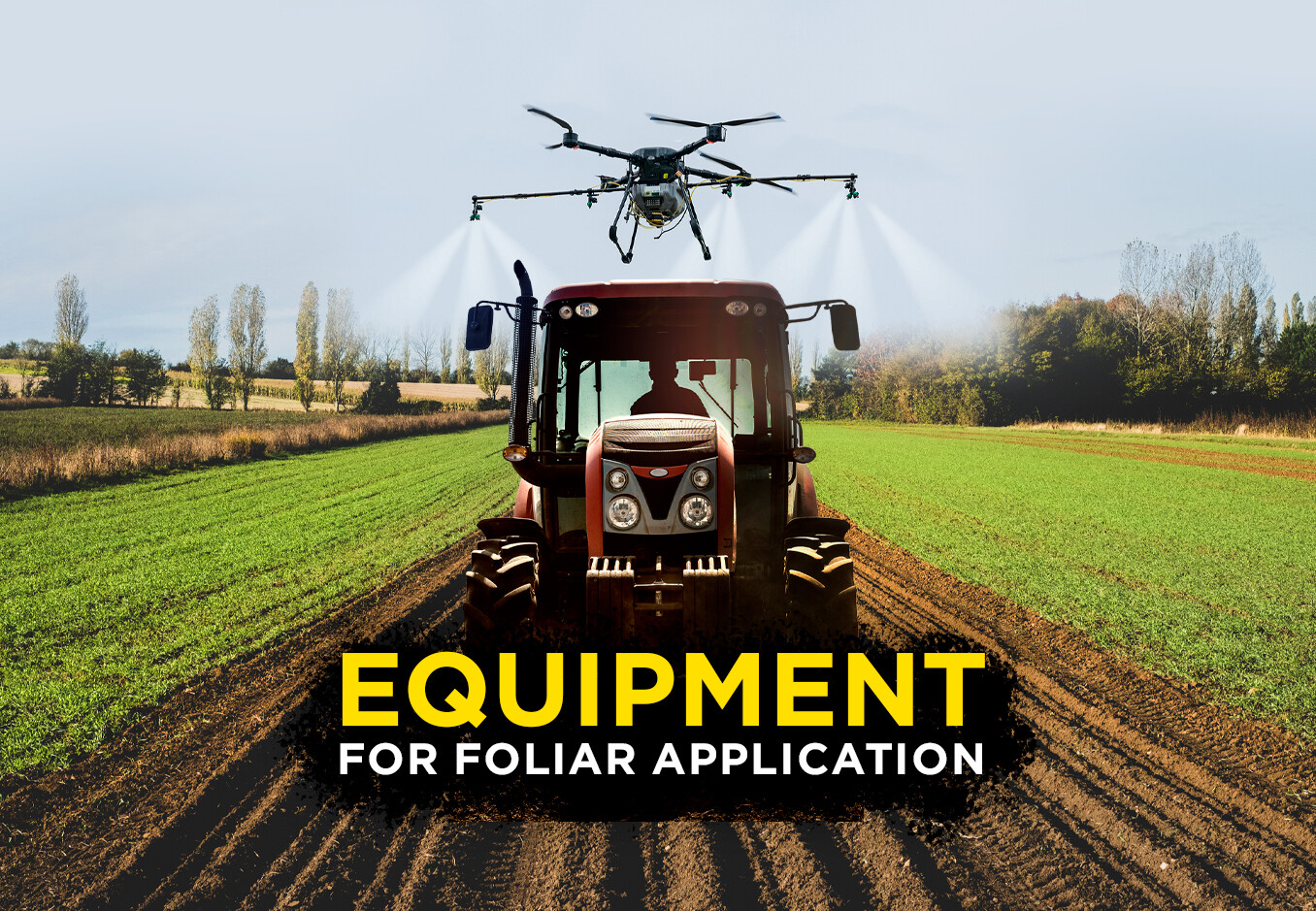 Equipment for foliar aplication