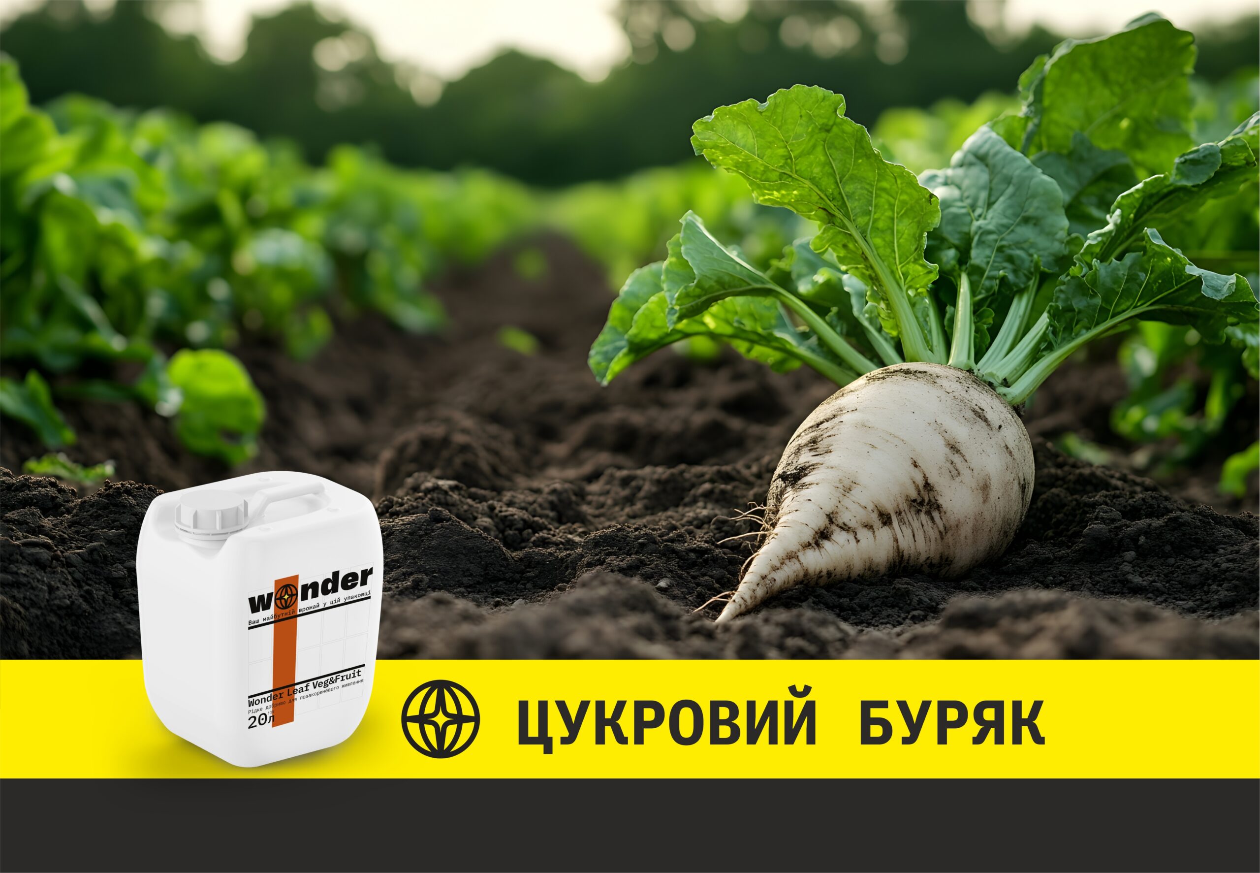 Цукровий буряк і каністра Veg&Fruit