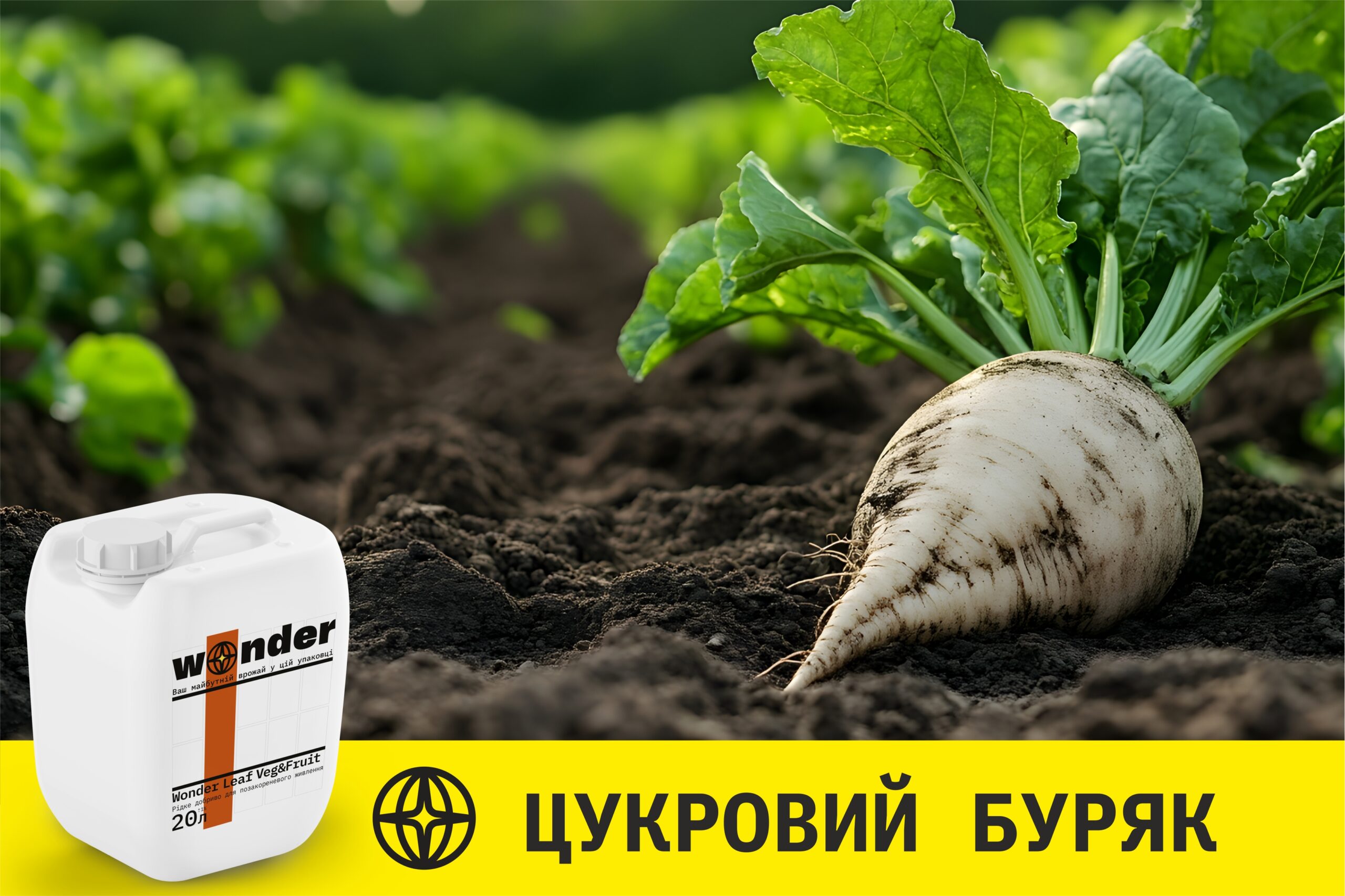 Цукровий буряк і каністра