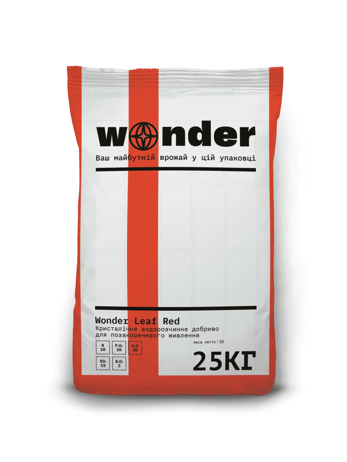 Кристалічне добриво з NPK Wonder Leaf Red