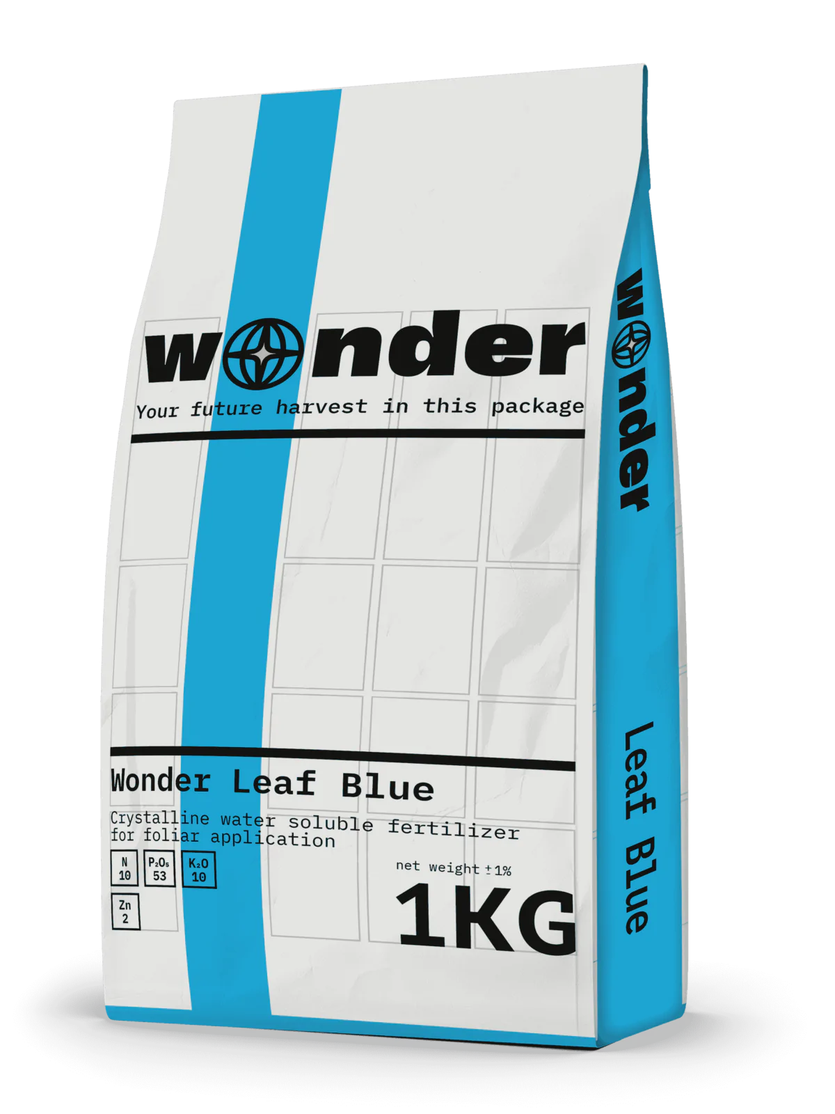 1 kg bag of fertilizer wonder Leaf Blue